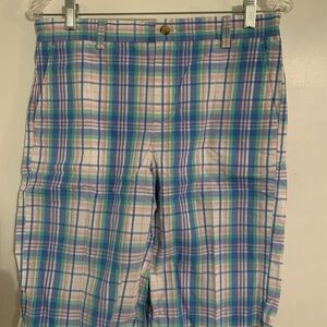 Boys Vineyard Vines plaid shorts- 18
